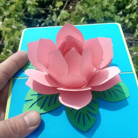 Обемкач открытка с цветами