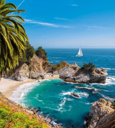 Красивый вид на море