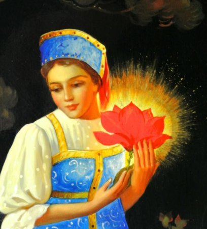 Аленький цветочек мультфильм Настенька
