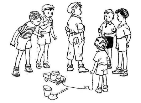 Заплатка Николай Носов раскраска