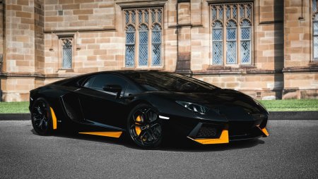 Lamborghini Aventador lp700 чёрный Tuning
