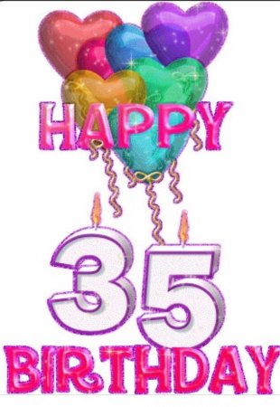 35 Лет день рождения