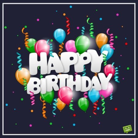 Открытка Happy Birthday