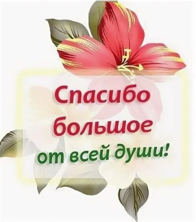 Спасибо большое за поддержку