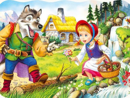 Пазл Castorland little Red riding Hood (b-03020), 30 дет.