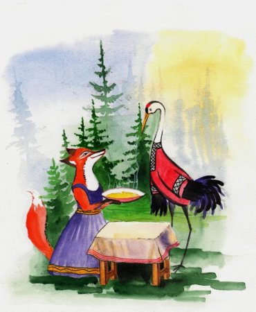 РНС лиса и журавль