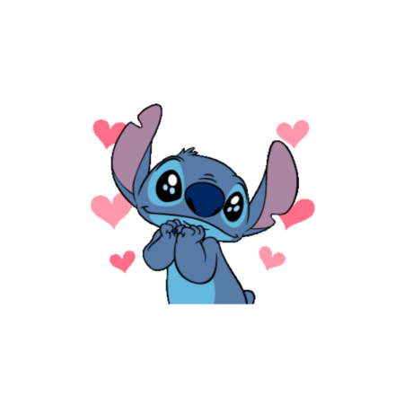 Розовый Стич и синий Стич