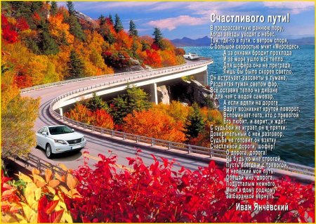 Счастливой дороги пожелания