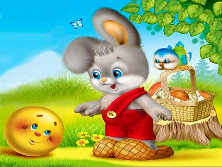 Иллюстрация к сказке Колобок