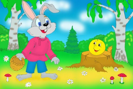 Иллюстрация к сказке Колобок