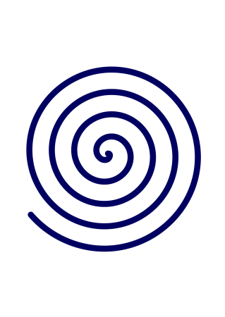 Спираль линия