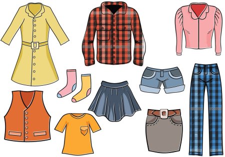 Рисунки одежды