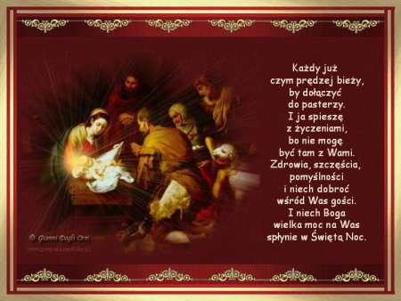Поздравление с Рождеством на польском языке открытки