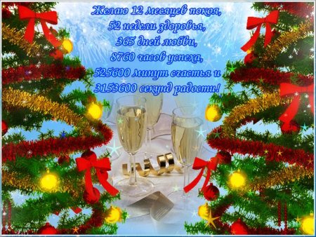 С наступающим новым годом пожелания