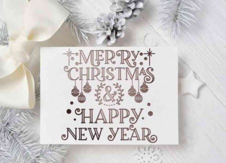 Merry Christmas and Happy New year открытки
