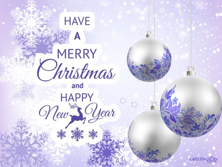Открытки Merry Christmas and Happy New