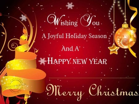 Merry Christmas and Happy New year Wishes