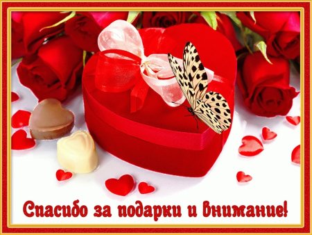 Спасибо за подарок