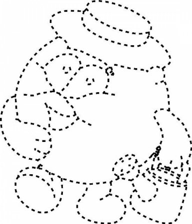 Рисование по контуру для детей