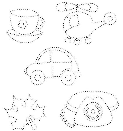 Обводилки для малышей 3-4 года