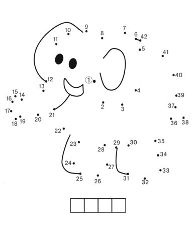 Соединение по точкам для детей