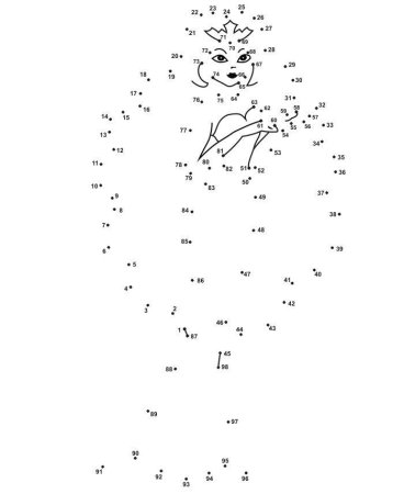 Соединение по точкам для детей