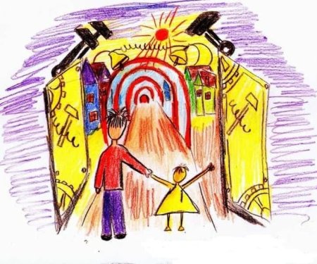 Рисунок к сказке городок в табакерке