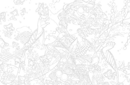 Картина по номерам аниме