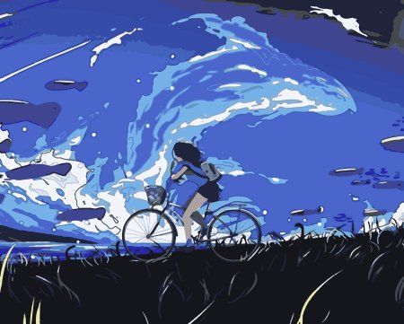 Рисование по номерам аниме