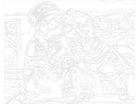 Картина по номерам раскраска