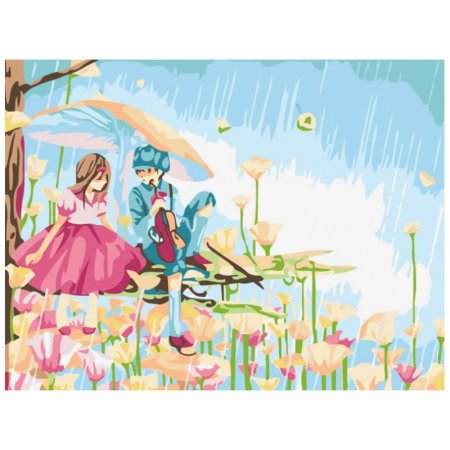 Картина по номерам аниме