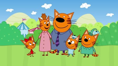 Мультфильм три кота мультики