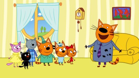 Три кота мультфильм 1