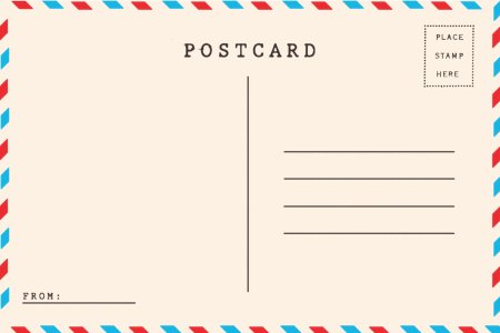 Postcard пустая