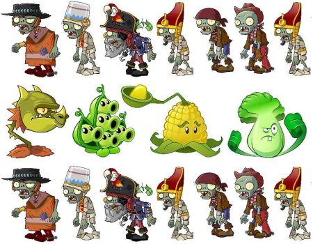 Растения против зомби 2 герои