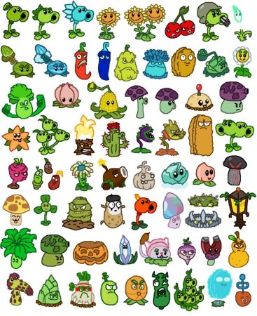 Растения против зомби растения