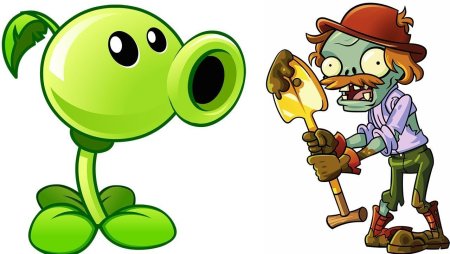 Plants vs Zombies 1 Горохострел