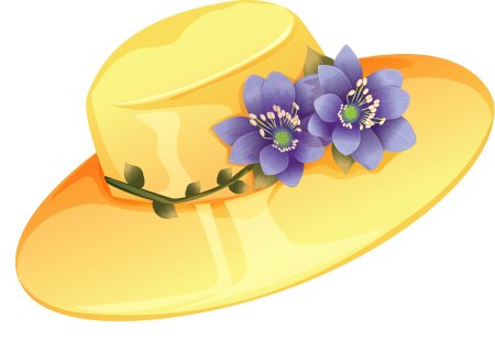 Шляпа на прозрачном фоне