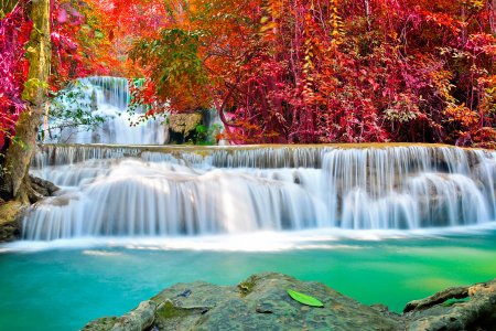 Красивые пейзажи с водопадами