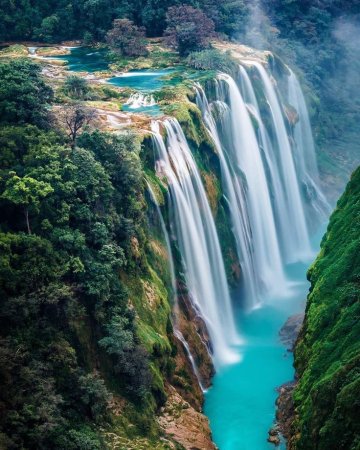 San Luis Potosi Mexico водопад