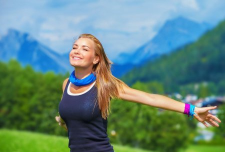 Счастливая девушка