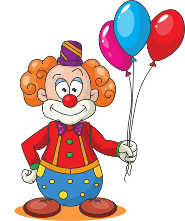 Клоун с шарами