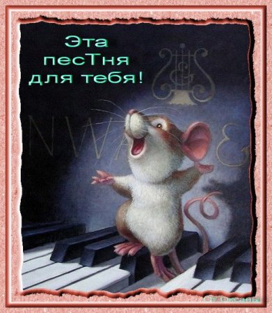 С днем рождения мышка