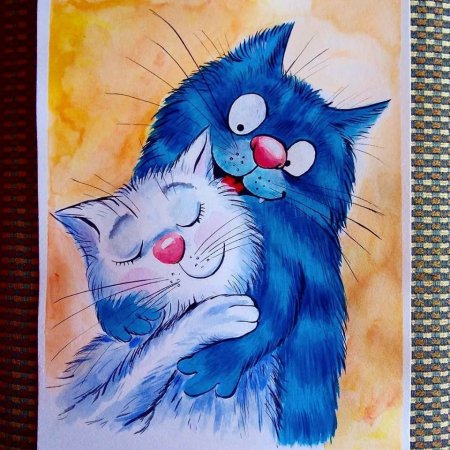 Коты Ирины Зенюк любовь