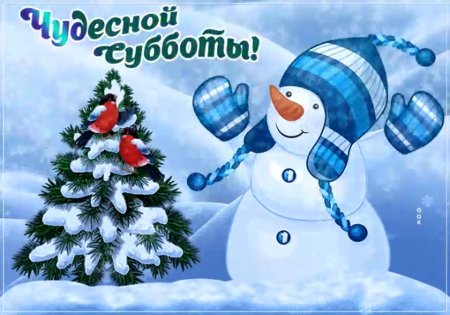 Чудесной зимней субботы