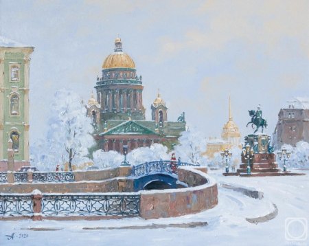Картины Санкт-Петербург зима Александр Александровский