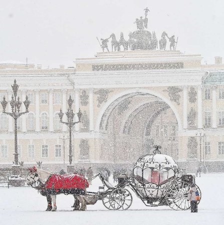Петербургские кареты Дворцовая площадь