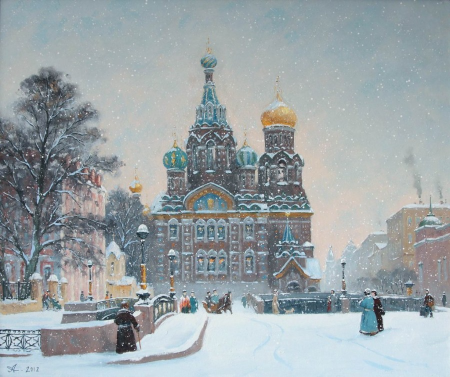 Александр Александровский зимний Петербург
