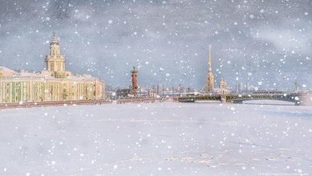 Санкт-Петербург зимой