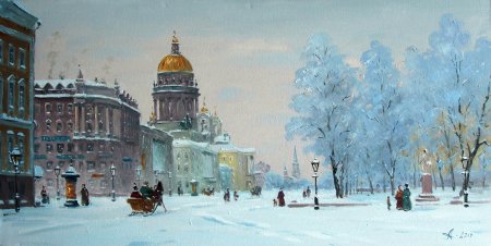 Александр Александровский зимний Петербург